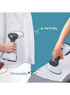 Handheld garment_steamer 0.26 L Potable Garment Steamer With Handheld Steam Iron - 0.26 Liter 1200 W With Quick Heat- Grey 1200 W Grey - v1628774059/N43412397A_5