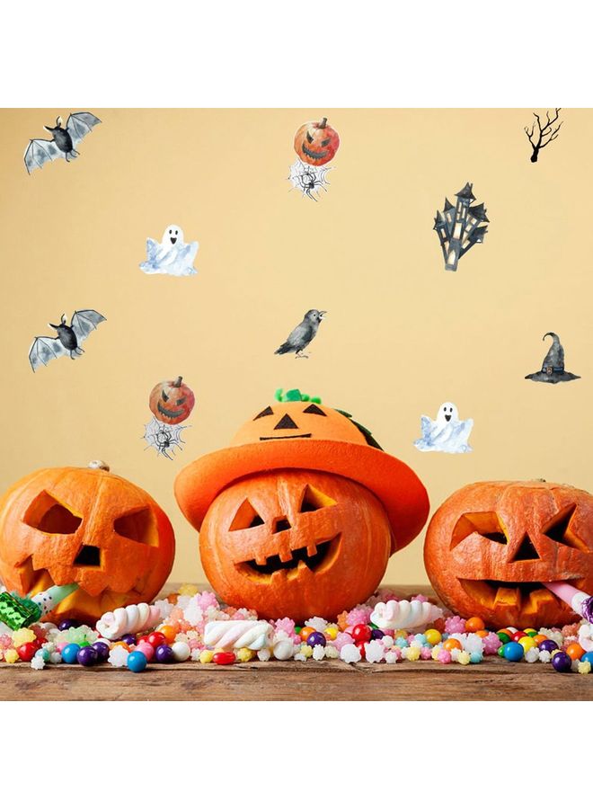 Halloween Themed Wall Sticker Multicolour