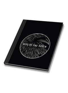 Rise Of The Raven Printed Cover A4 Size Binded Notebook Black