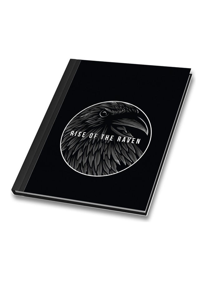 LIT - Rise Of The Raven Printed Cover A4 Size Binded Notebook Black - Image 1