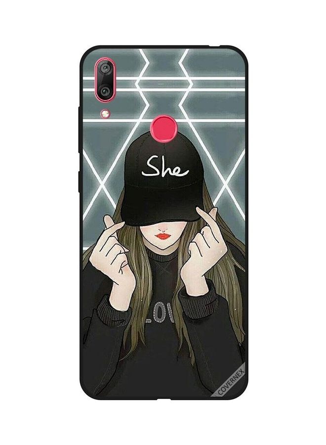 Covernex She On Cap Protective Case Cover For Huawei Y7 Prime 2019 Multicolour