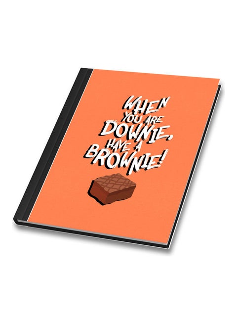 Brownie Downie Design Binded Notebook A4 Size Multicolour