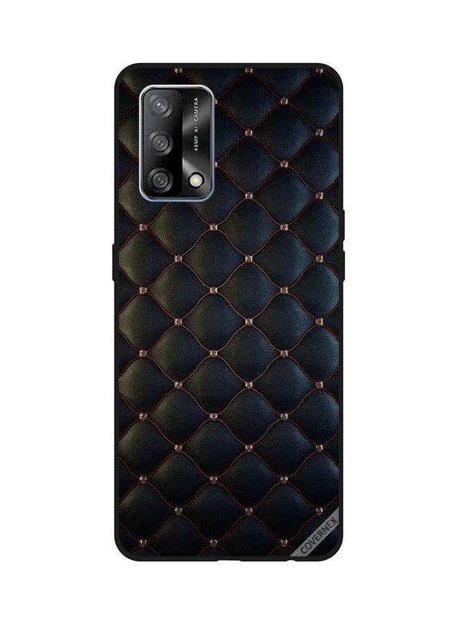 Covernex Oppo A74/F19 4G Protective Case Cover Printed Featuring Stappers On Black Cloth Pattern DESIGN_0266 - Image 1