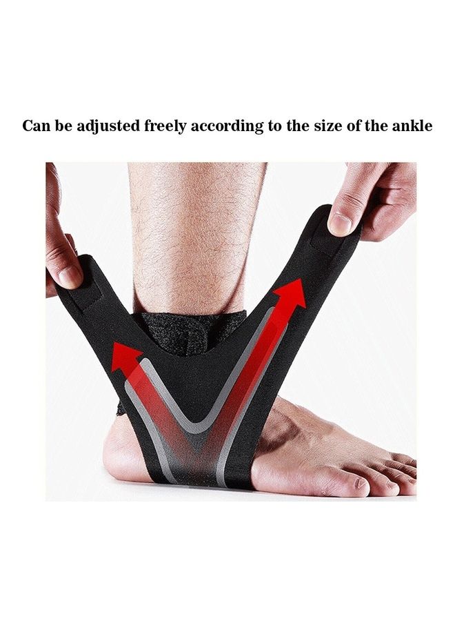 Generic 1 Pair Ankle Pad Adjustable Elastic Ankle Sleeve Sport Ankle Support Pressure Anti-Spinning Breathable Fitness Sports Safety Band Multicolor 13*10*1cm - Image 3