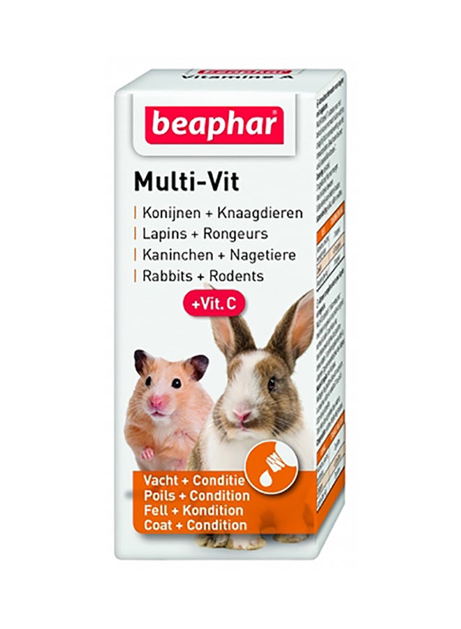 beaphar Multivitamin Liquid For Small Animals White 20ml 