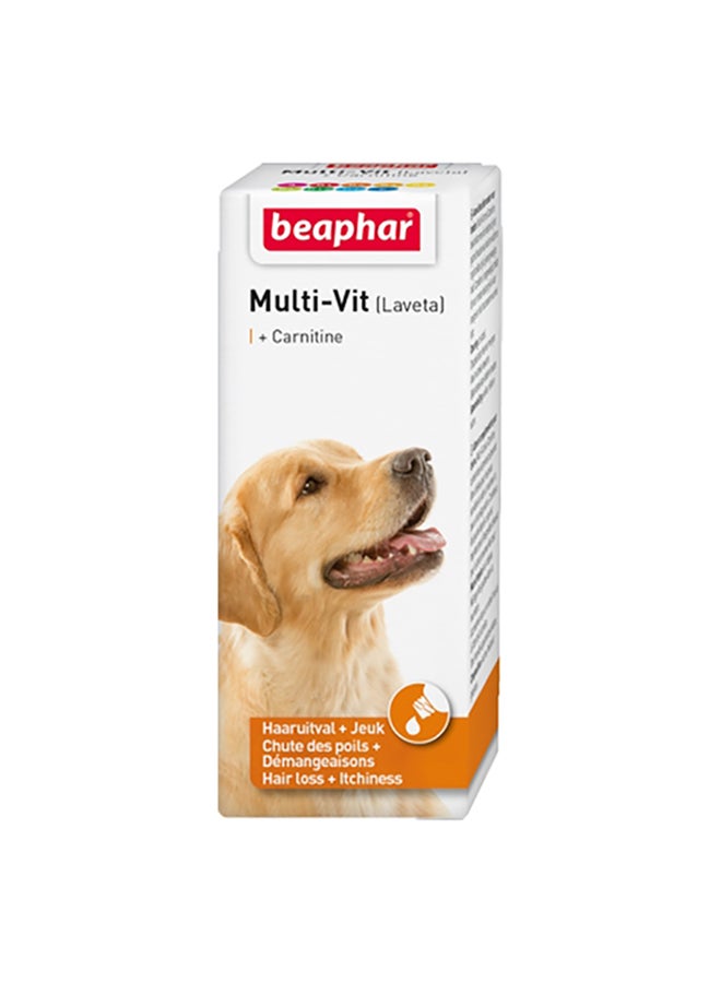 beaphar - Multivit With Carnitine Dog White 50ml - Image 1