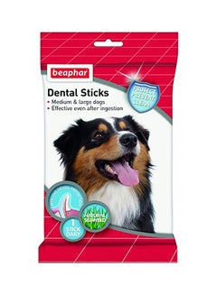 7 Pieces Dental Sticks Medium And Large Dogs Red 182grams