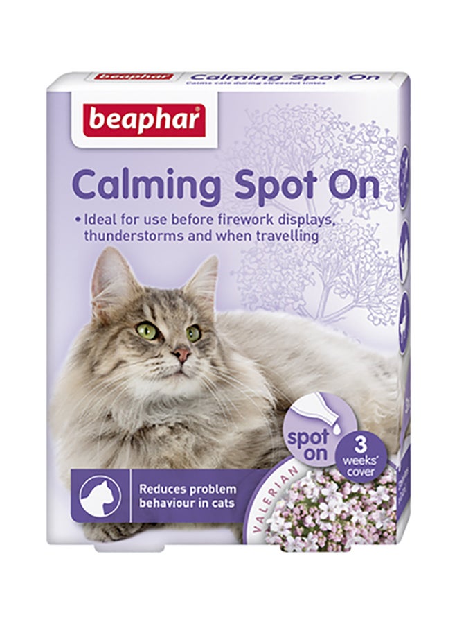 beaphar Calming Spot On For Cats 3 Pipettes Multicolour 0.4ml 