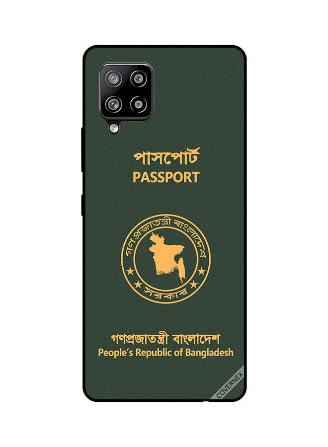 Covernex Samsung Galaxy M42 Protective Case Cover Printed Featuring 5G Bangladesh Passport DESIGN_0018 - Image 1