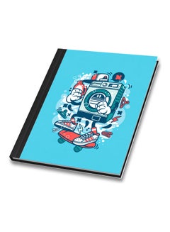 Washing Machine Funny Laundry Binded Notebook A4 Size Multicolour