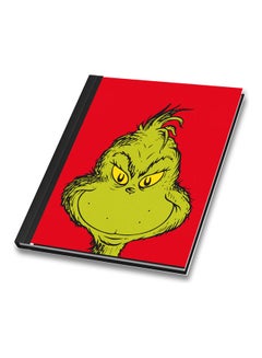 The Grinch Cover Printed A4 Size Binded Notebook Multicolour