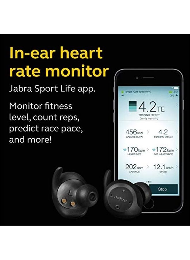 Elite Sport True Wireless Bluetooth Earbuds With Charging Case Black - v1628784046/N50041173A_5