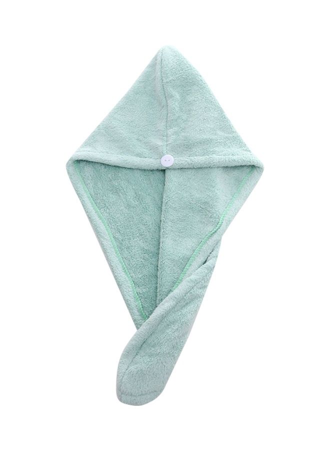 Quick-Dry Hair Towel Cap Green