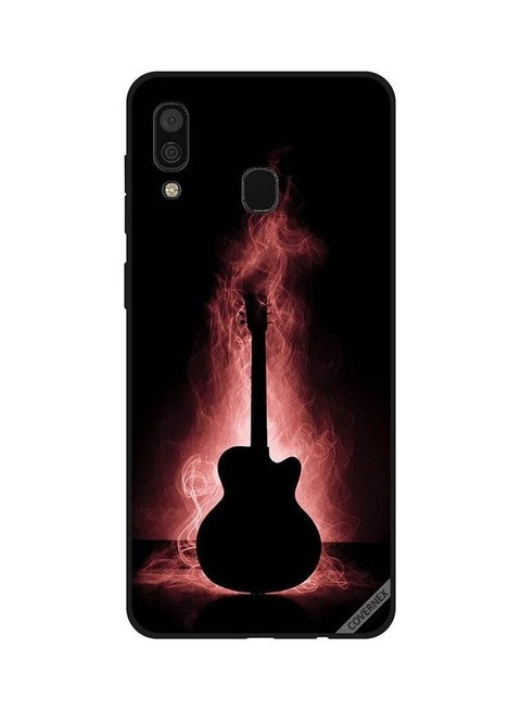 Guitar Reflection In Dark Design Protective Case Cover For Samsung Galaxy A30 Multicolour