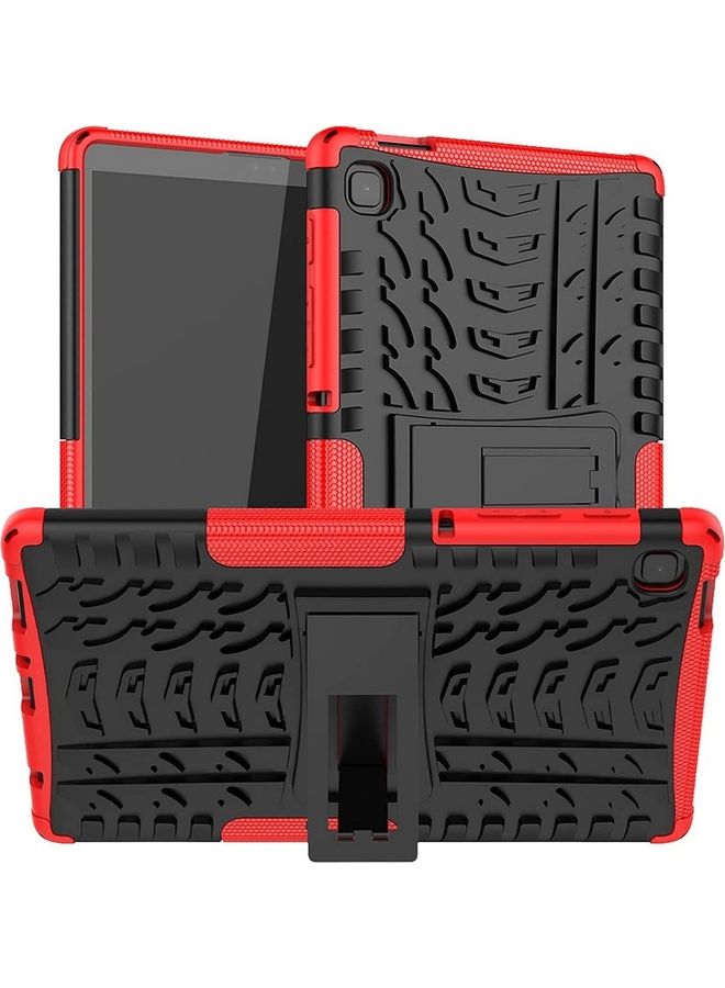 Protective Shockproof Case Cover for Samsung Galaxy Tab A7 Lite Red/Black