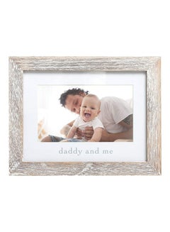 pearhead Daddy And Me Keepsake Rustic Picture Frame  - Image 1