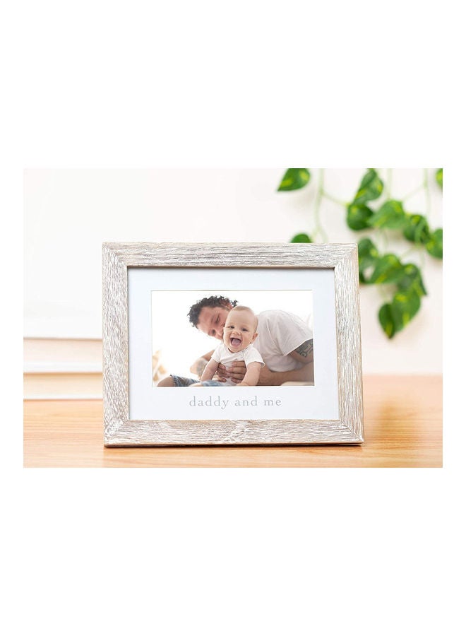 pearhead - Daddy And Me Keepsake Rustic Picture Frame - Image 1