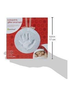 pearhead Baby Hand And Footprint Glitter Ornament Kit  - Image 3