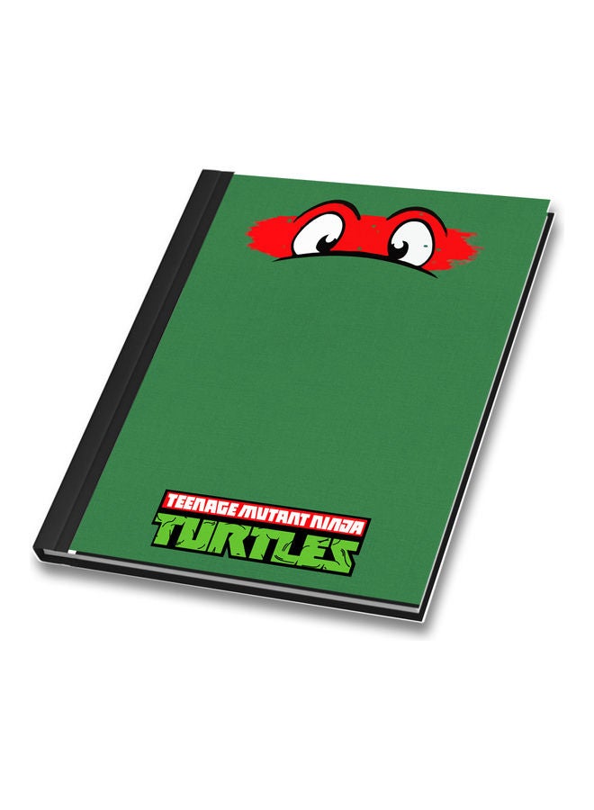 Cute Ninja Turtle Binded A5 Size Notebook Multicolour