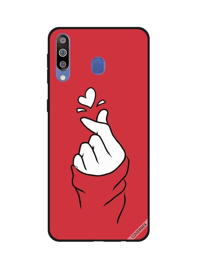 كوفرنيكس غطاء حماية واقٍ لهاتف سامسونج جالاكسي M30 نمط فرقعة الحب - Image 1