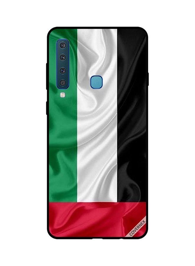 كوفرنيكس غطاء حماية واقٍ بتصميم علم الإمارات العربية المتحدة لهاتف سامسونج جالاكسي A9 إصدار 2018 متعدد الألوان