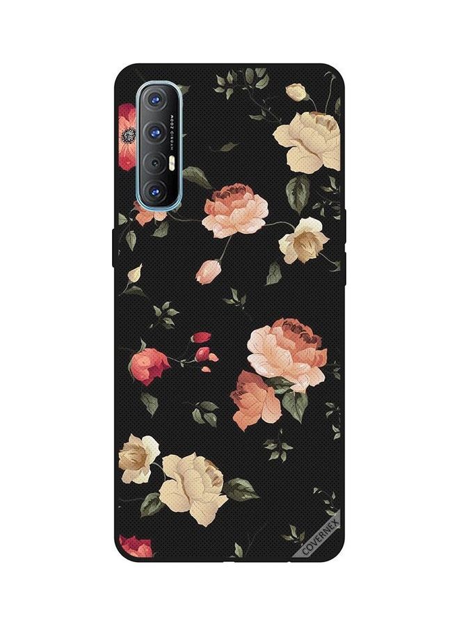 Covernex - Colorful Lotus Design Protective Case Cover For Oppo Reno 3 Pro Multicolour - Image 1