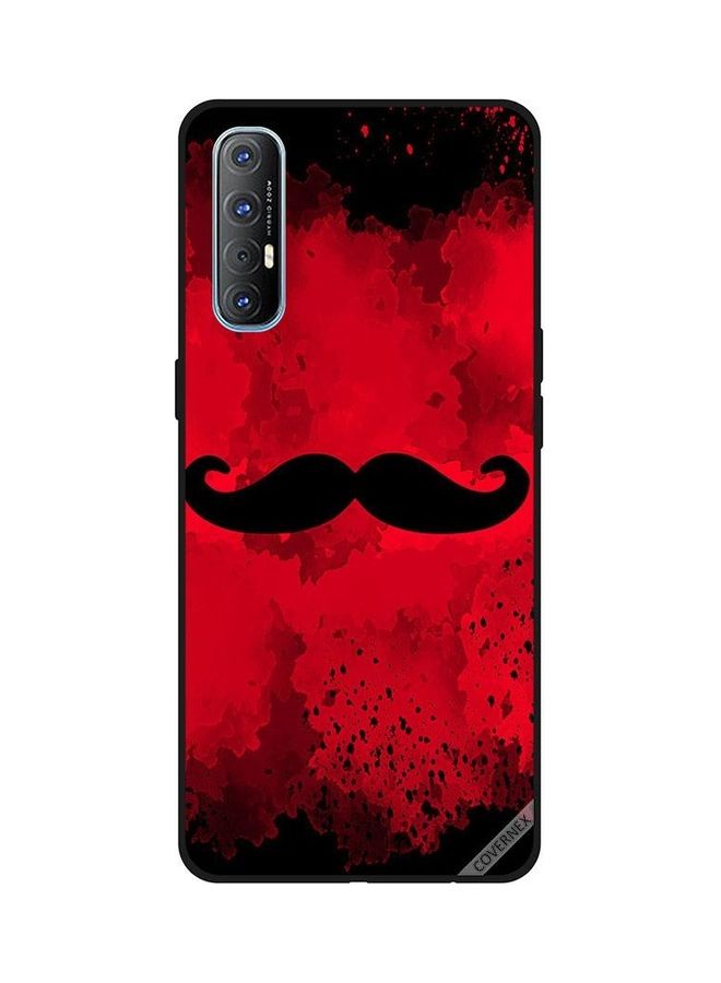 كوفرنيكس غطاء حماية واقٍ بتصميم شارب لهاتف أوبو رينو 3 برو أحمر وأسود - Image 1