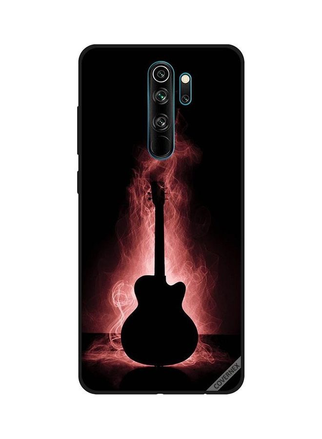 كوفرنيكس غطاء حماية واقٍ بطبعة جيتار لهاتف شاومي ريدمي نوت 8 برو متعدد الألوان - Image 1