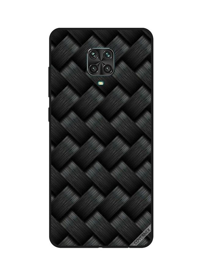 Covernex Strips Pattern Protective Case Cover For Redmi Note 9S/9 Pro Black - Image 1