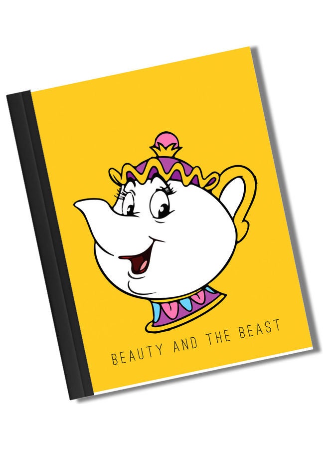 LIT - Beauty and the Beast Kettle Cover Printed A4 Size Binded Notebook Multicolour - Image 1