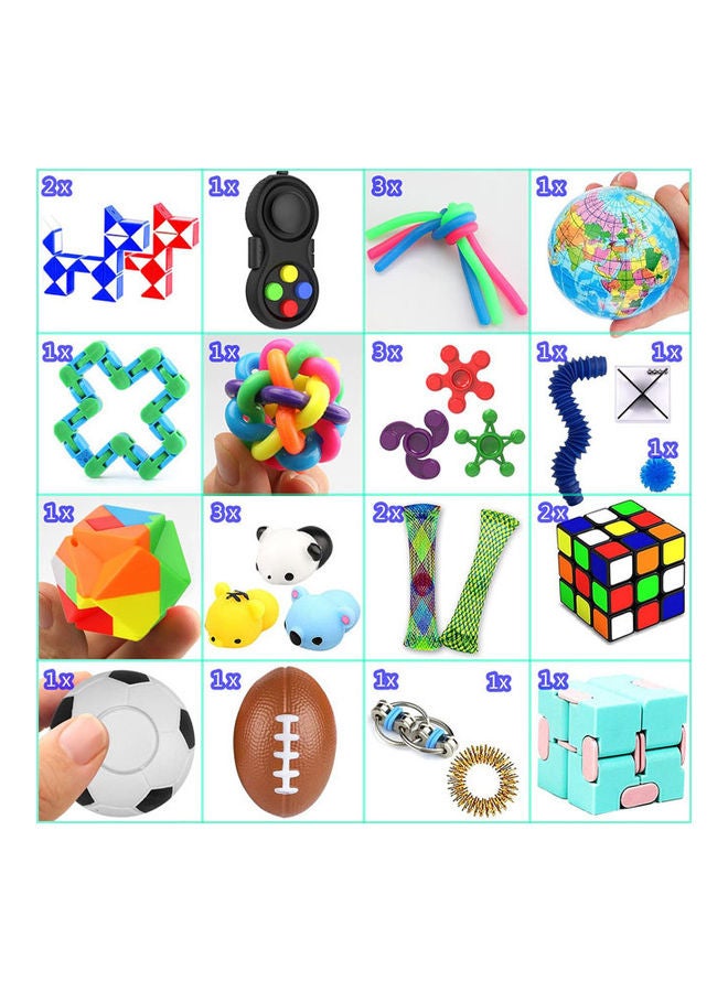 Rock Pow 28-Piece Sensory Fidget Toy Set - Image 1