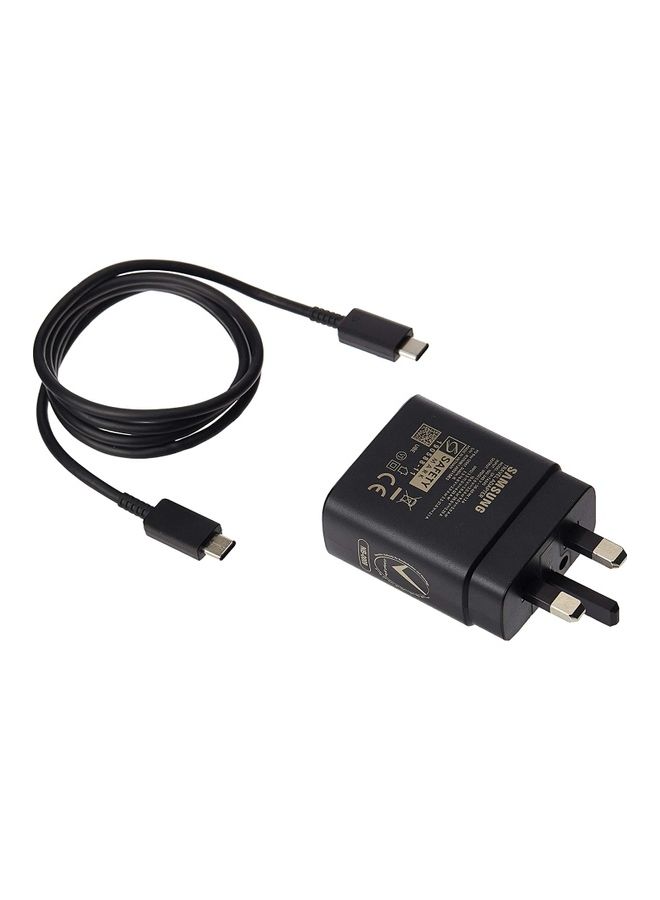 ICS Type C Fast Charger For Samsung Black