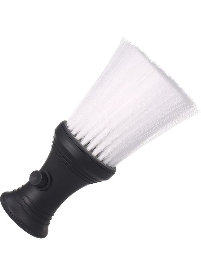 فرشاة تنظيف الوجه وإزالة الغبار عن الرقبة للمزين. أسود/ أبيض - Image 1