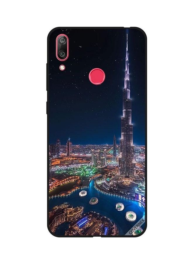 Covernex Night View Of Downtown Protective Case Cover For Huawei Y7 Prime 2019 Multicolour