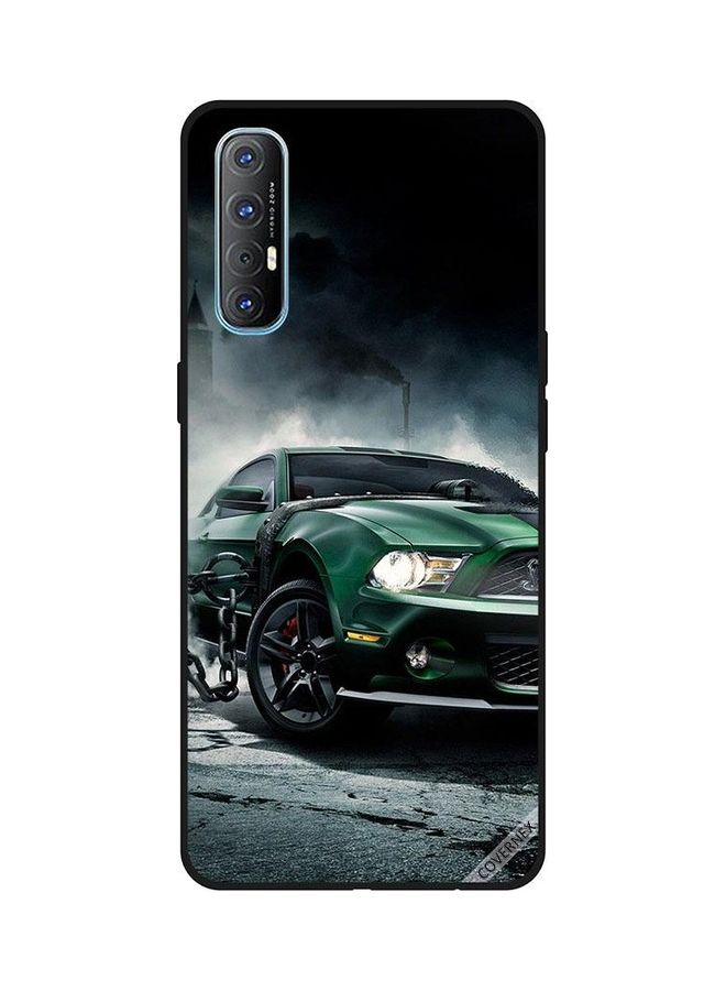 كوفرنيكس غطاء حماية واقٍ بطبعة سيارة شيلبي لهاتف أوبو رينو 3 برو متعدد الألوان - Image 1