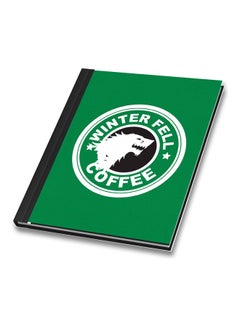StarBucks Game of Thrones Binded Notebook A4 Size Green/White