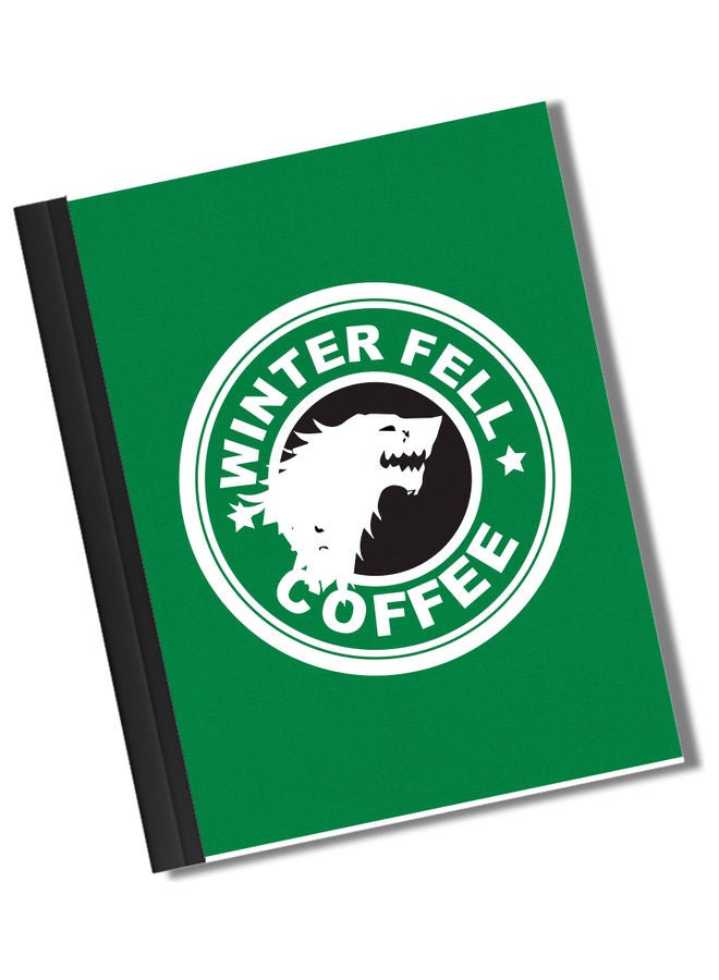 LIT - StarBucks Game of Thrones Binded Notebook A4 Size Green/White - Image 1