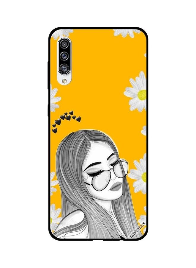 كوفرنيكس غطاء حماية واقٍ بطبعة فتاة جميلة لهاتف سامسونج جالاكسي A30s متعدد الألوان - Image 1