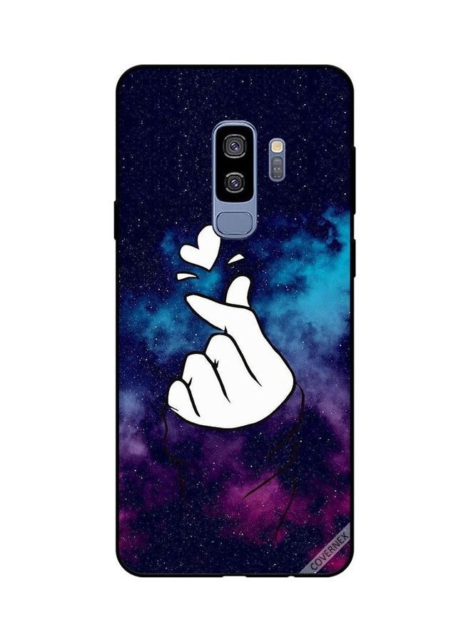 كوفرنيكس غطاء حماية واقٍ بطبعة طرقعة أصابع بتصميم رومانسي لهاتف سامسونج جالاكسي S9 بلس متعدد الألوان - Image 1