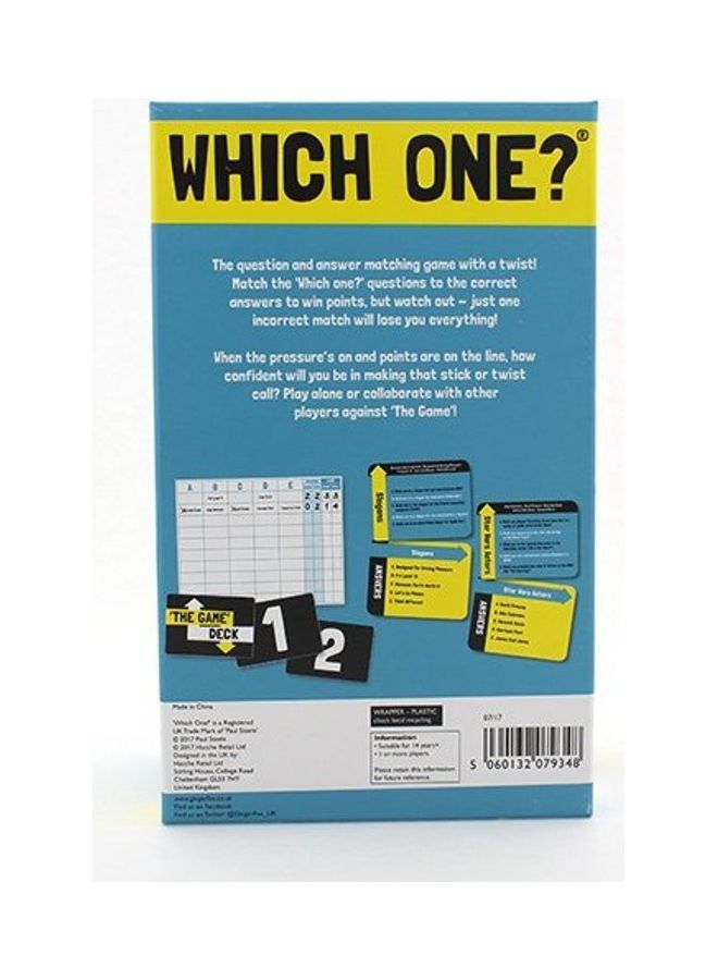 Ginger Fox - Which One General Knowledge Trivia Quiz Card Game - Image 1