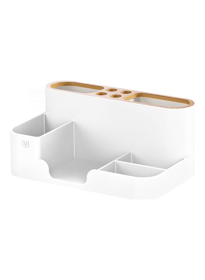 Generic Desk Stationery Storage Box White  - Image 1
