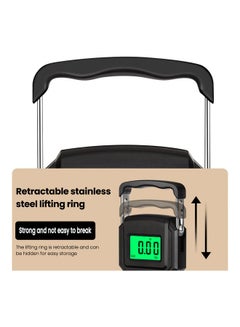WeiHeng Rechargeable LCD Display Screen Scale PP-E16281* Black/Silver  - Image 5