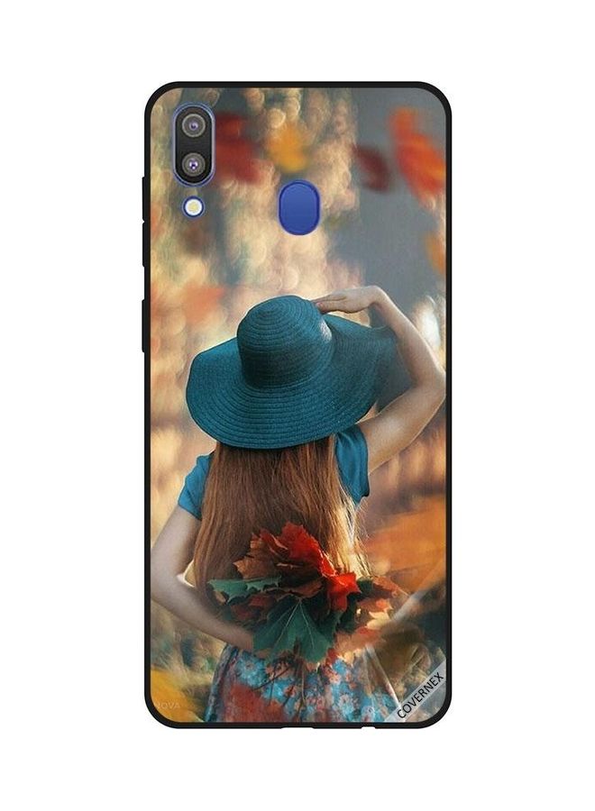 Covernex Protective Case Cover For Samsung Galaxy M20 Hat Girl Hiding Love Leaves Hat Girl Hiding Love Leaves - Image 1