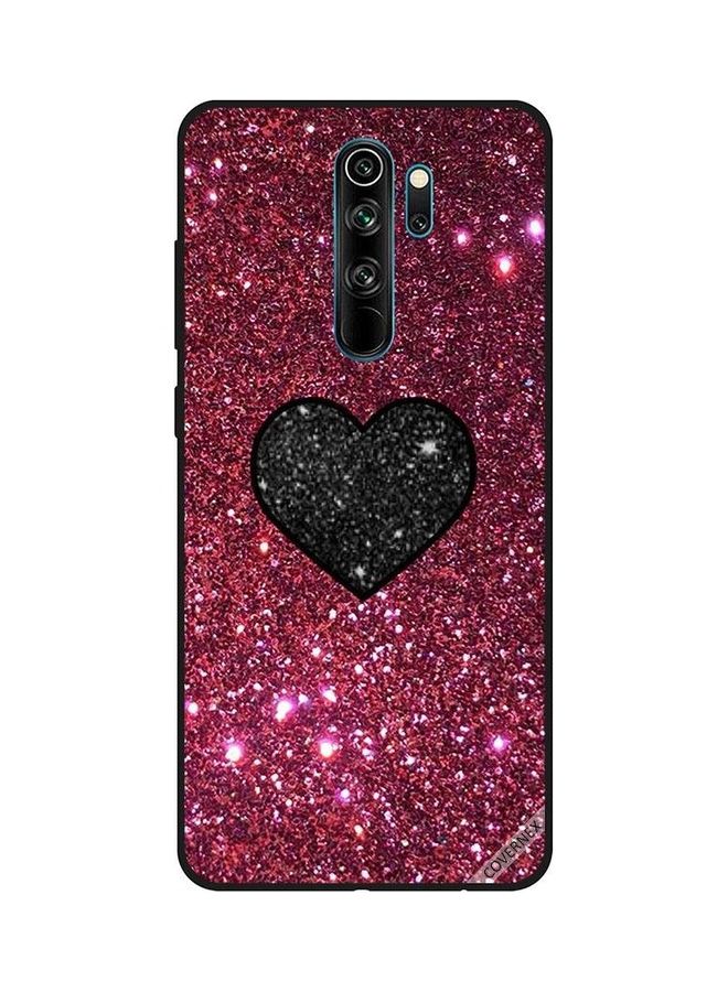 Covernex Glitter Heart Printed Protective Case Cover For Xiaomi Redmi Note 8 Pro Multicolour