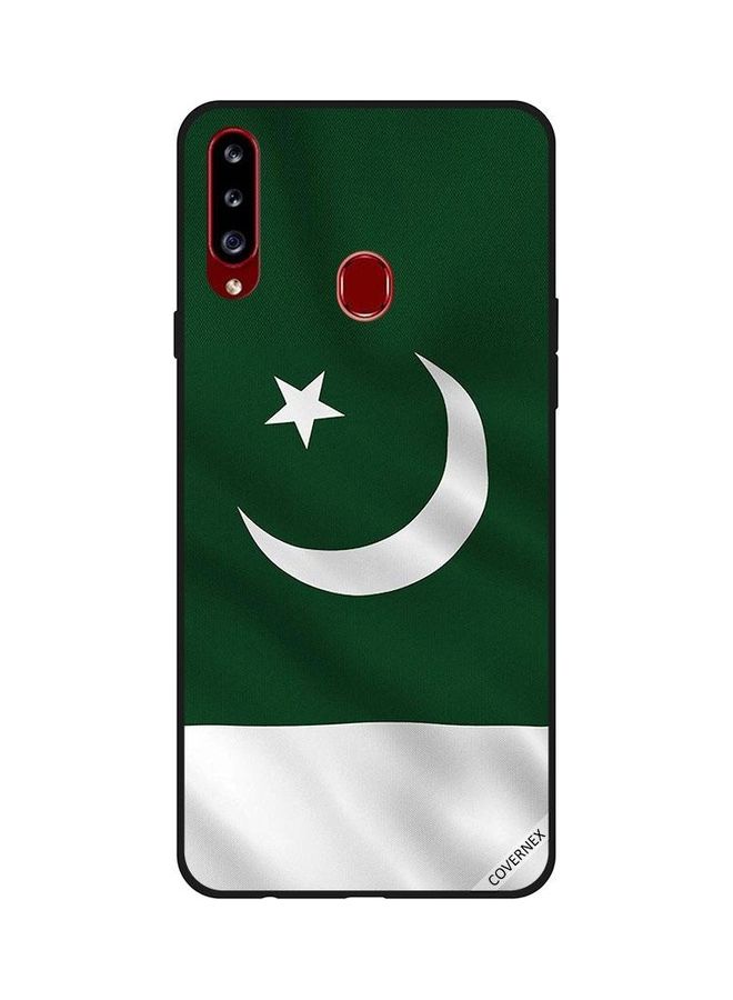 Covernex Pakistan Flag Protective Case Cover For Samsung Galaxy A20s Green/White - Image 1