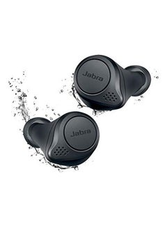 Elite Active 75t True Wireless Earbuds With Wireless Charging Case Grey