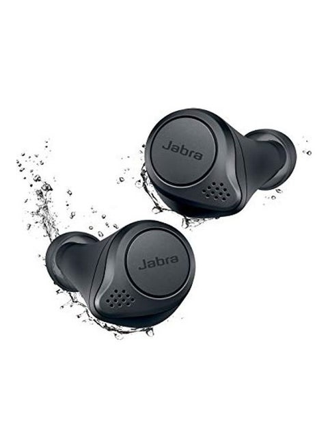 Elite Active 75t True Wireless Earbuds With Wireless Charging Case Grey