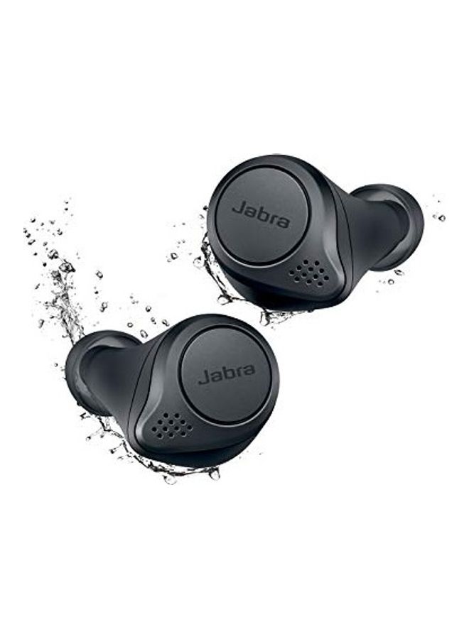 Jabra - Elite Active 75t True Wireless Earbuds With Wireless Charging Case Grey - Image 1