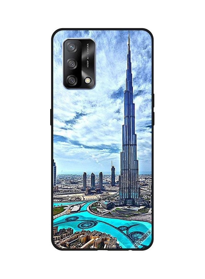 Covernex Oppo A74/F19 4G Protective Case Cover Printed Featuring Burj Khalif Touching Clouds DESIGN_0053 - Image 1