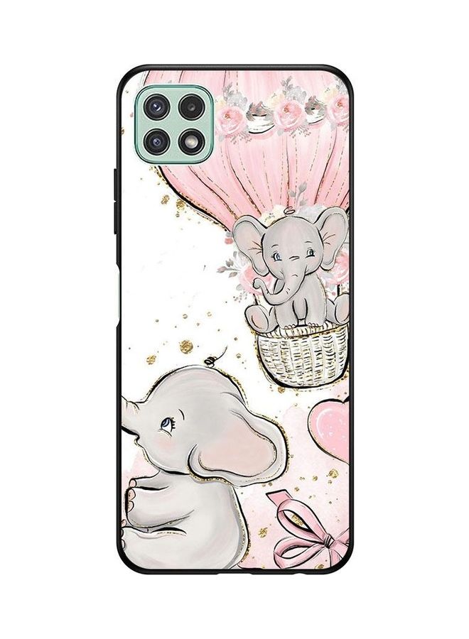 Covernex Samsung Galaxy A22 5G Protective Case Cover Printed Featuring Baby Elephant DESIGN_0017 - Image 1